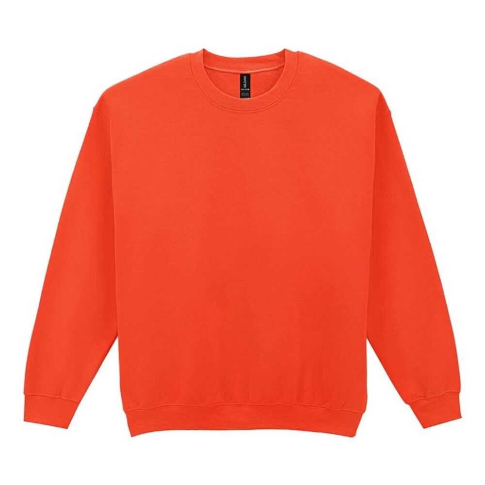Gildan Womens/Ladies Heavy Blend Sweatshirt / Orange